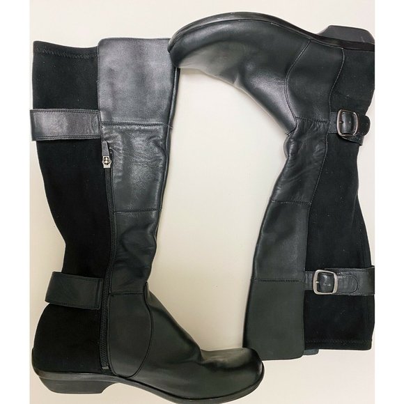 Dansko Shoes - Dansko Women's Odessa Slouch Boot Black